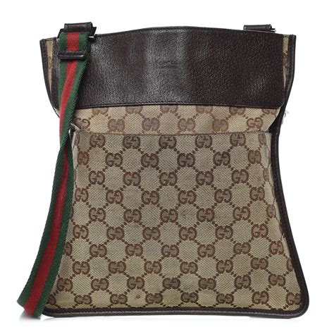 gucci signature web crossbody|authentic Gucci crossbody messenger bag.